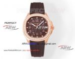 Copy Patek Philippe Grenade Aquanaut Luce5268 Brown Face Swiss Automatic Mechanical Watch (1)_th.jpg